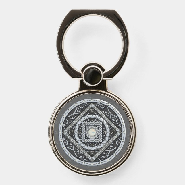 Cancer Mandala Phone Ring (Front)