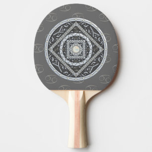 Cancer Mandala Ping Pong Paddle