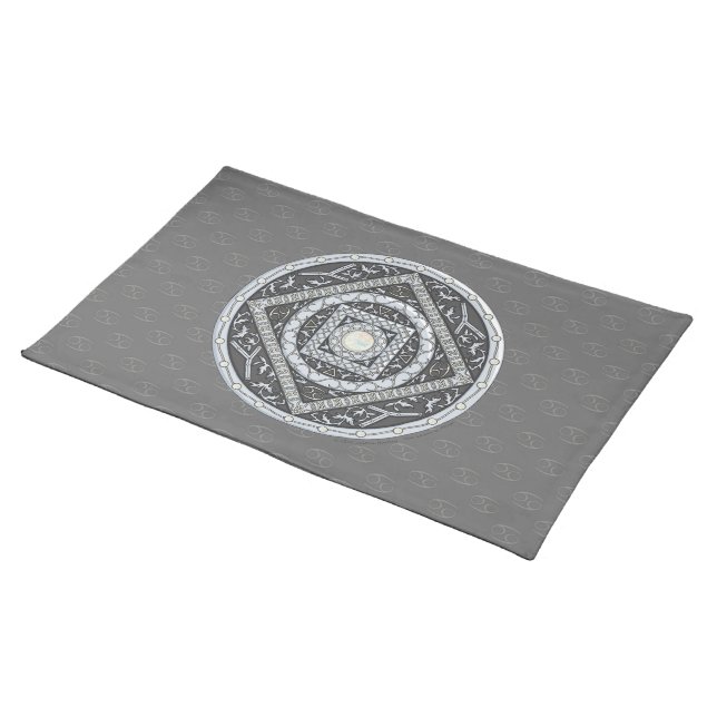 Cancer Mandala Placemat (On Table)