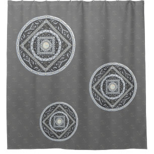 Cancer Mandala Shower Curtain