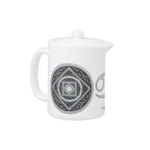 Cancer Mandala Tea Pot