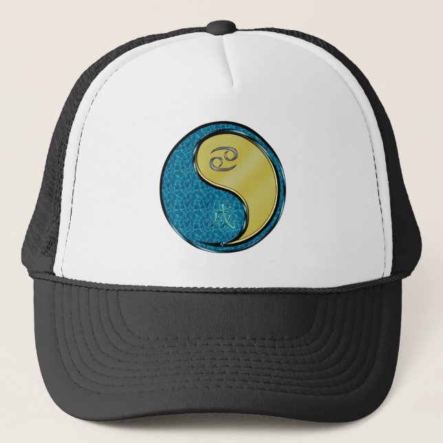 Cancer & Metal Dog Trucker Hat (Front)