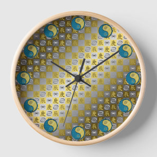 Cancer & Metal Dragon Clock
