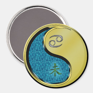 Cancer & Metal Goat Magnet