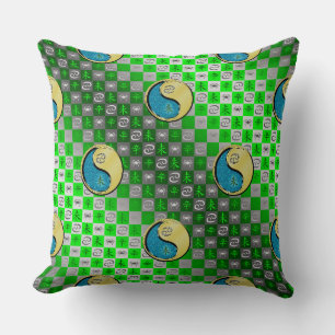Cancer & Metal Goat Throw Pillow