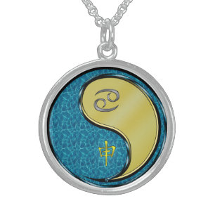 Cancer & Metal Monkey Sterling Silver Necklace