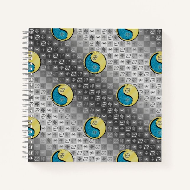 Cancer & Metal Rabbit Notebook (Front)