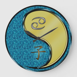 Cancer & Metal Rat Large Clock