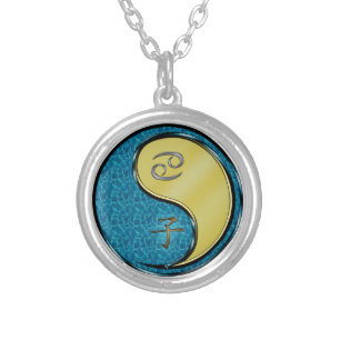 Cancer & Metal Rat Silver Plated Necklace