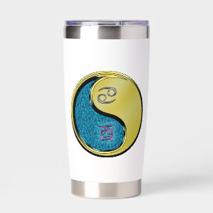 Cancer & Metal Rooster Insulated Tumbler