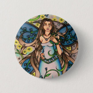 Cancer MoonChild Fairy Goddess Button