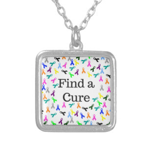 Cancer Necklace, Find a Cure Necklace