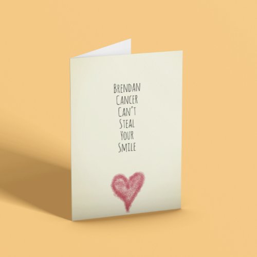 Cancer Patient Customisable Card
