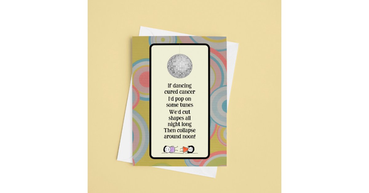 Cancer patient encouragement card zazzle