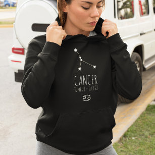 Cancer   Personalized Zodiac Constellation Hoodie