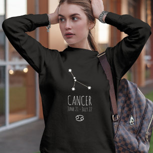 Cancer Personalized Zodiac Constellation Sweatshirt