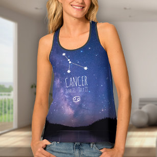 Cancer   Personalized Zodiac Constellation Tank Top