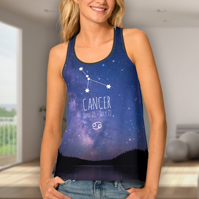 Cancer | Personalized Zodiac Constellation Tank Top (Creator Uploaded)