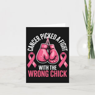 Cancer Picked A Fight With The Wrong Chick Breast  Card