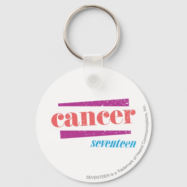Cancer Pink Keychain (Front)