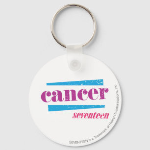 Cancer Purple Keychain