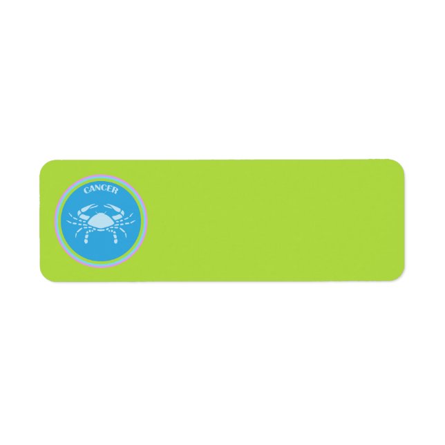 Cancer Return Address Label (Front)