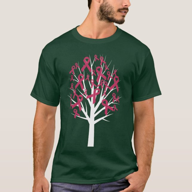 Cancer Ribbon Bandree Breast Cancer Awareness frie T-Shirt (Front)