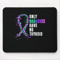 Cancer Ribbon Thyroidectomy Removal Surgery Bades  Mouse Pad
