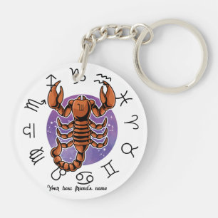 Cancer & Scorpio Acrylic Keychain
