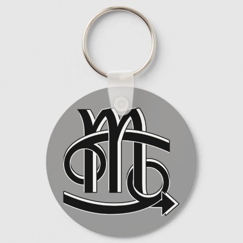 Cancer  Scorpio Partners bw Keychain