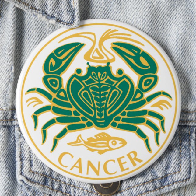 Cancer Sign of the Zodiac on a Button (Creator Uploaded)