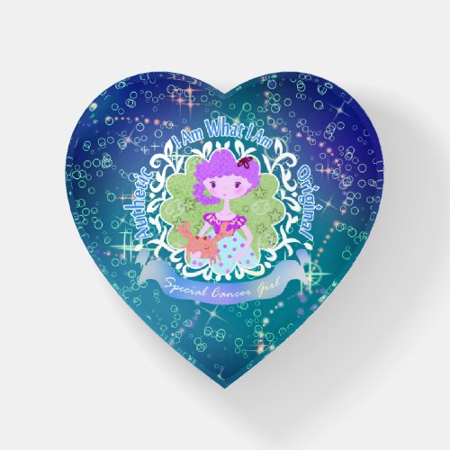 Cancer Signs  Heart Paperweight