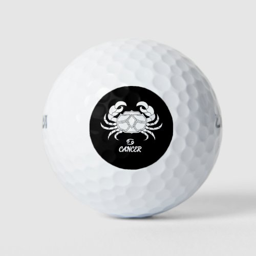 Cancer Silhouette Golf Balls