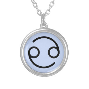 Cancer Silver Plated Necklace