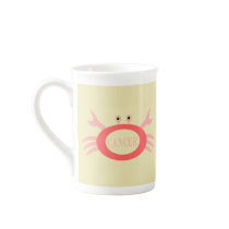 Cancer Star Sign Crab Bone China Mug