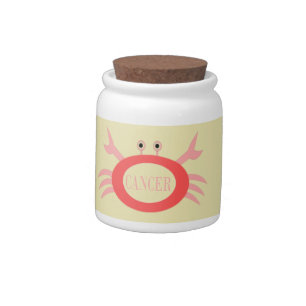 Cancer Star Sign Crab Candy Jar