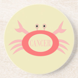 Cancer Star Sign Crab Coasters