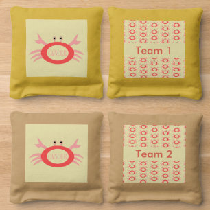 Cancer Star Sign Crab Custom Cornhole Bags