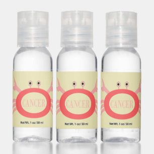 Cancer Star Sign Crab Hand Sanitizer