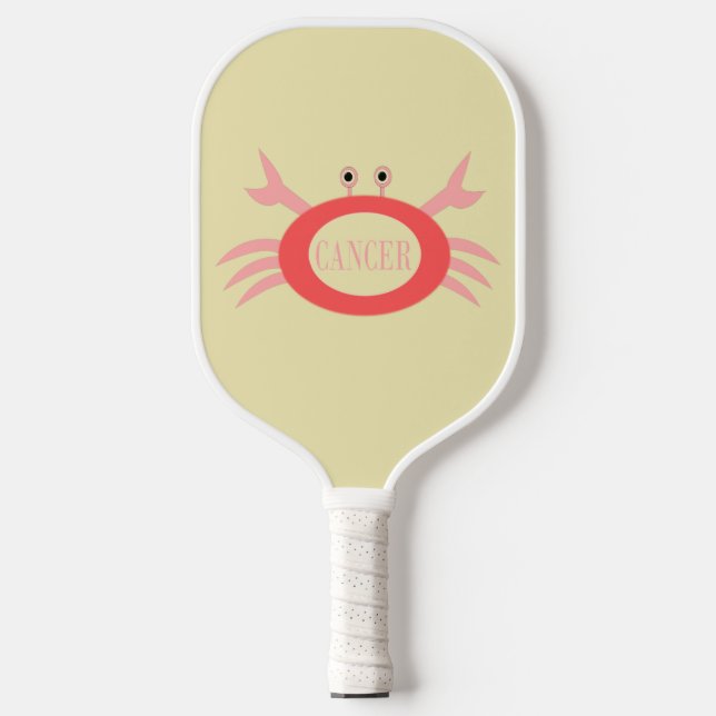 Cancer Star Sign Crab Pickleball Paddle (Front)
