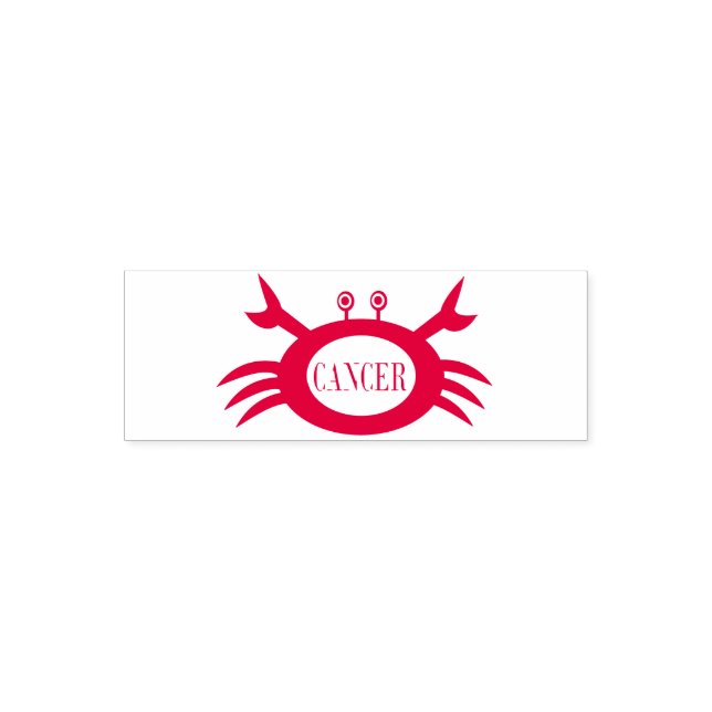 Cancer Star Sign Crab Self Inking Stamp (Design)