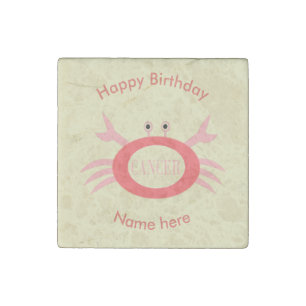 Cancer Star Sign Crab Stone Magnet