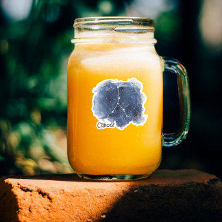 Cancer Starry Night Constellation Custom-Cut Sticker