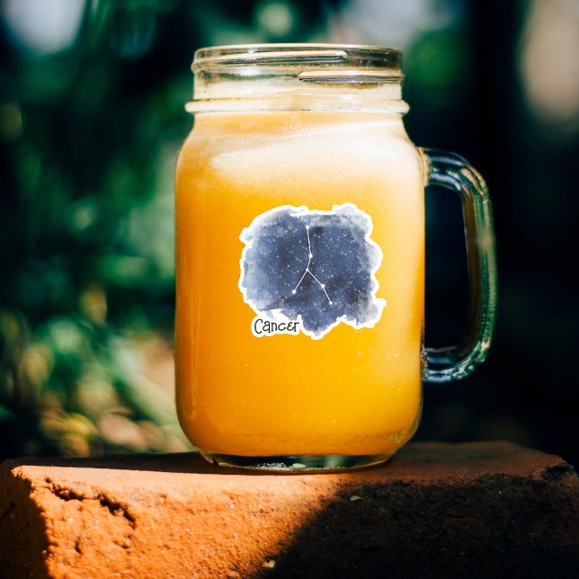 Cancer Starry Night Constellation Custom-Cut Sticker (Creator Uploaded)