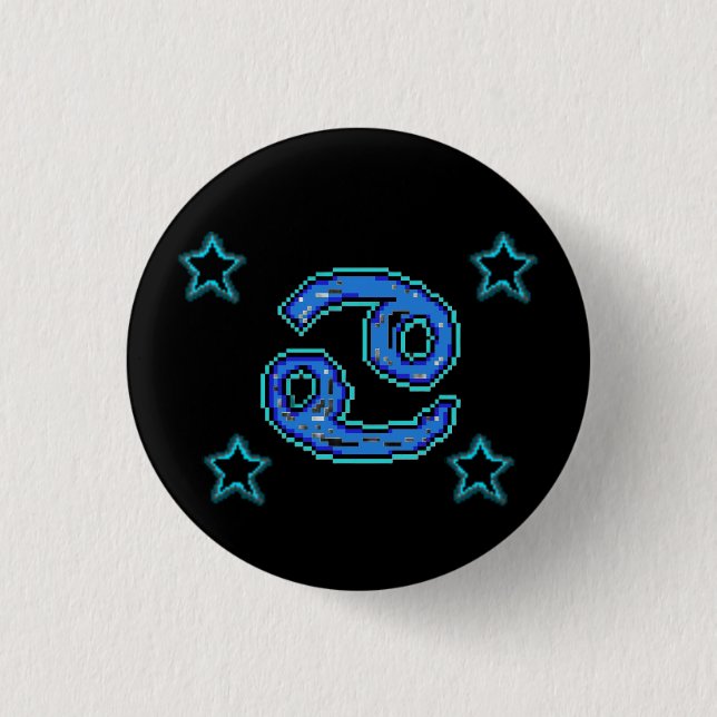 CANCER Stars Button (Front)