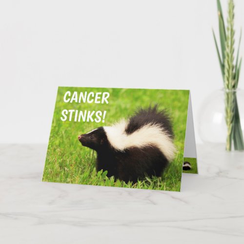 Cancer Stinks Funny Encouragement Card