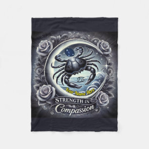 Cancer “Strength in Compassion” Fleece Blanket