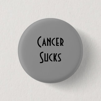 Cancer Sucks: Brain Cancer Pinback Button