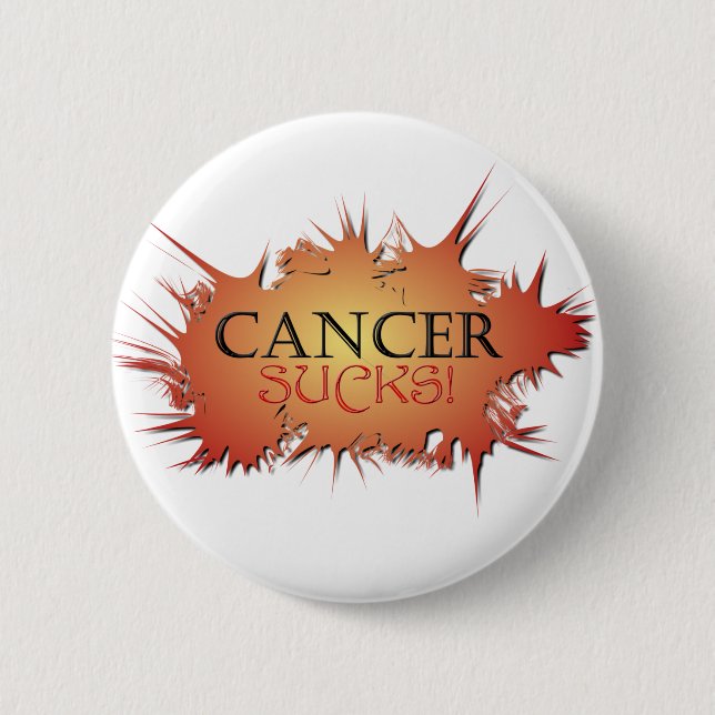 Cancer Sucks Button (Front)