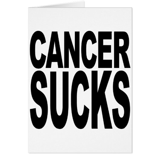 Cancer Sucks Cards (Front)